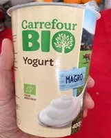 Mängden socker i Carrefour bio yogurt
