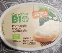 Mängden socker i Formaggio fresco spalmabile