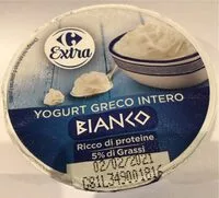 Mängden socker i Yogurt greco intero bianco
