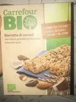 Mängden socker i Barre de céréales avec coco, amandes et fèves de cacao
