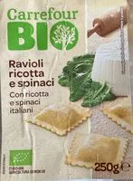 Mängden socker i Ravioli ricotta spinaci