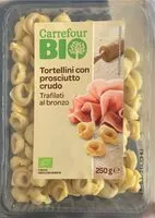 Mängden socker i Tortellini bio con prosciutto crudo