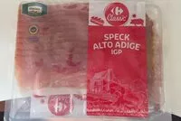 Mängden socker i Speck Alto Adige IGP