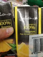 Mängden socker i Succo d'ananas