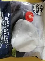Mängden socker i Mozzarella Carrefour di latte di bufala
