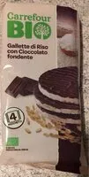 Mängden socker i Gallette di riso con cioccolato fondente