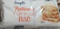 Mängden socker i Fettine di formaggio fuso