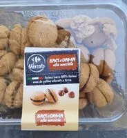 Mängden socker i Baci di dama alla nocciola