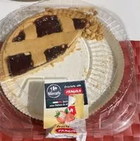 Mängden socker i Crostata alla fragola