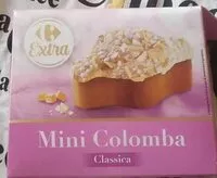 Mängden socker i Mini colomba classica
