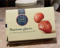 Mängden socker i Marrons glaces