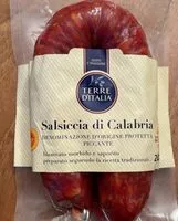 Mängden socker i Salsiccia di Calabria