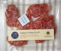 Mängden socker i Salame Felino