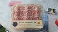 Mängden socker i Pancetta Piancentina D.O.P.