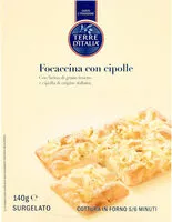 Mängden socker i Focaccia alla genovese con cipolle