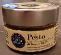 Mängden socker i Pesto con pistacchio verde di Bronte DOP
