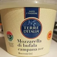 Mängden socker i Mozzarella di bufala campana dop bocconcini