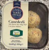 Mängden socker i Canederli allo speck Alto Adige IGP