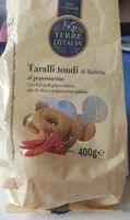 Mängden socker i Taralli Tondi di Barletta