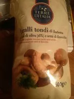 Mängden socker i Taralli tondi di barletta