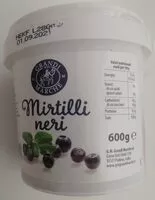 Mängden socker i Preparazione di mirtilli neri