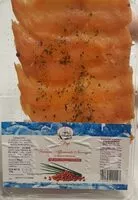 Mängden socker i Salmone affumicato norvegese con erba cipollina e pepe rosa