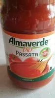 Mängden socker i Almaverde bio passata