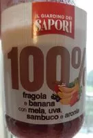 Mängden socker i Jus de fraise et banane