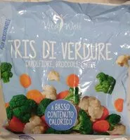 Mängden socker i Tris di verdure