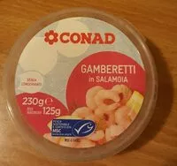 Mängden socker i Gamberetti in salamoia