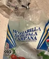 Mängden socker i Mozza di buffala campana