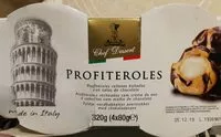 Mängden socker i Profiteroles