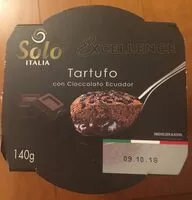 Mängden socker i Tartufo