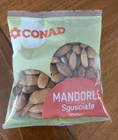 Mängden socker i Mandorle Sgusciate