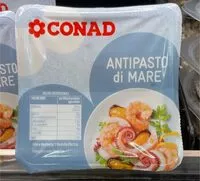 Mängden socker i antipasto di mare