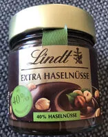 Mängden socker i Haselnusscreme mit 40% Haselnüssen