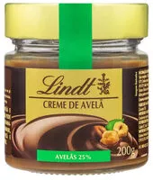 Mängden socker i Creme De Avelã Lindt Vidro 200g