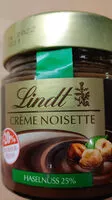Mängden socker i Creme noisette