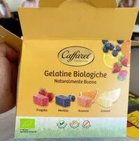 Mängden socker i Gelatine biologiche