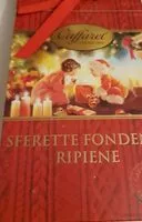 Mängden socker i Sferette fondenti ripiene
