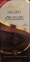Mängden socker i Chocolate negro 0% azúcares añadidos