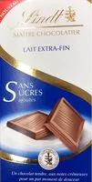 Mängden socker i Chocolat au lait sans sucre
