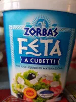 Mängden socker i Feta a cubetti