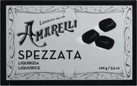 Mängden socker i Amarelli SPEZZATA liquirizia