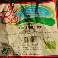 Mängden socker i Baby Spinat bio
