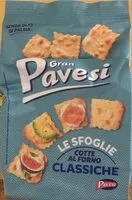 Mängden socker i Pavesi - Le sfoglie
