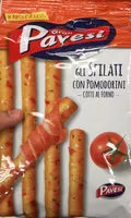Mängden socker i Gran Pavesi Grissini Con Pomodorini
