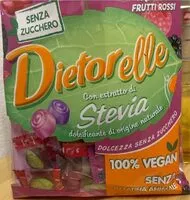 Mängden socker i Morbide ciliegia e frutti di bosco