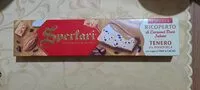 Mängden socker i Sperlari torrone
