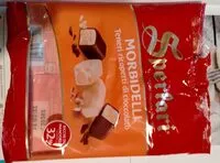 Mängden socker i Morbidelli (ciocc. fondente)